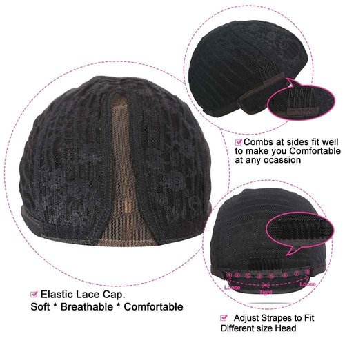 Fine Plus Glueless Wigs Human Hair Wear and Go Glueless Wig Deep Wave Curly Wigs for Black Women Middle Part Lace Human Hair wigs 150% Density Natural Black Curly Wig 14 Inch