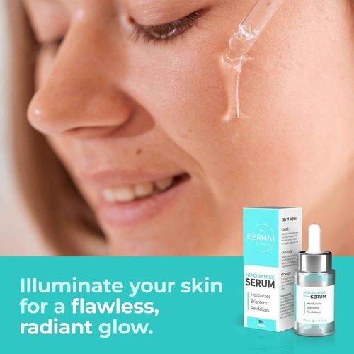 MY DERMA DREAM | Niacinamide Serum 5% for Face - Aids in Minimizing Pores, Fading Dark Spots, and Reducing Redness - Rich in Antioxidant Vitamin B3 - Anti-Aging Face Serum - 90 Day Supply