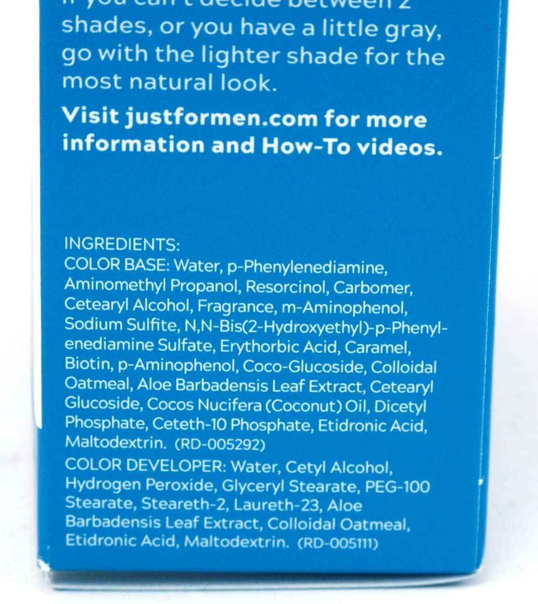 Just for Men Mustache & Beard #M-50 Darkest Brown Color Gel (Case of 6)