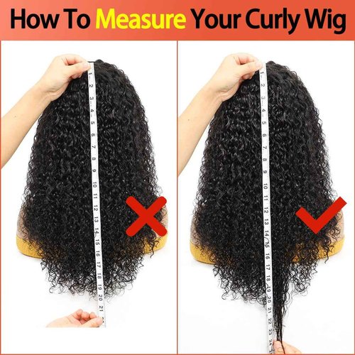 Besurina Kinky Curly Lace Front Wig Human Hair 13x4 Wear and Go Glueless Wigs Human Hair Pre Plucked with Baby Hair 20 Inch HD Deep Jerry Curly Wave Lace Frontal Wigs 150% Density Full and Thick