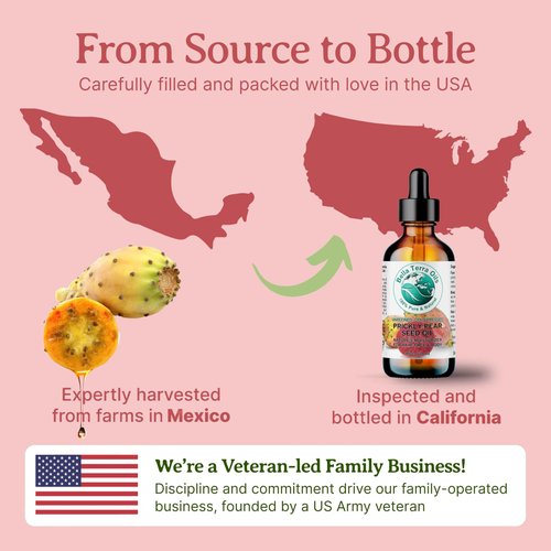 Bella Terra Oils - Prickly Pear Oil 16 oz - Nourish with Barbary Fig Elixir, Abundant in Phenolic Compounds & Amino Acids, A Treasure for Luminous Skin