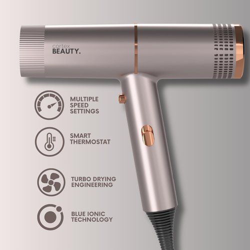 TurboBlade | Blue Ionic Technology for Pro Performance Drying - Champagne