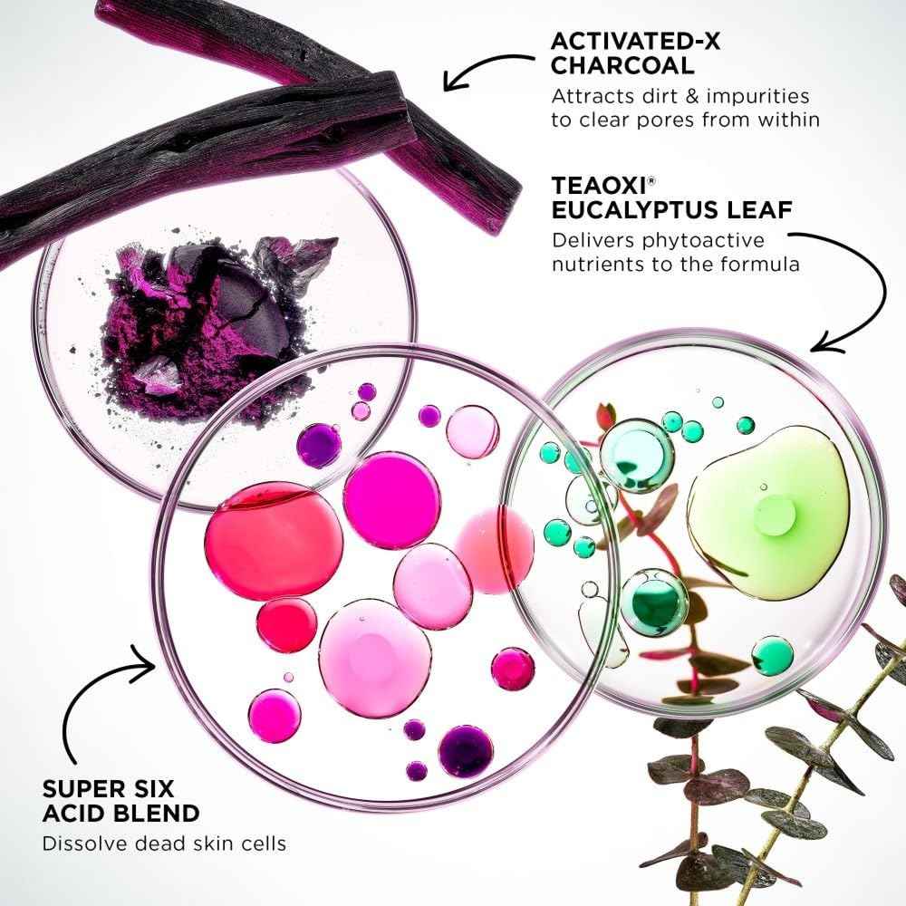 Glamglow SUPERMUD Instant Clearing Treatment Face Mask | Clears Complexion, Minimizes Pores + Face Exfoliator, Full Size Set, 3.5 Ounce