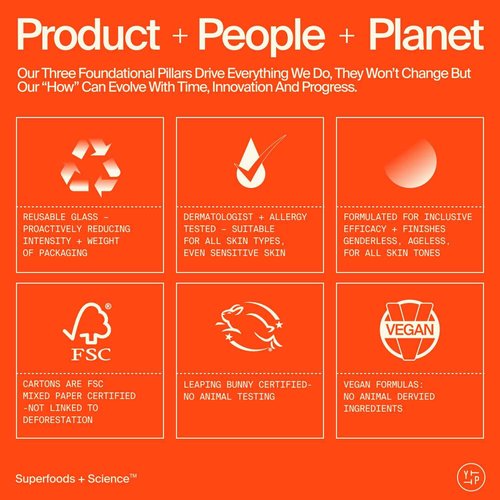 Youth To The People Retinal + Niacinamide Youth Face Serum - Retinal Night Serum for Textured + Blemished Skin, Reduces Fine Lines, Brightens Uneven Tone with Niacinamide, Fragrance-free - 1 fl oz