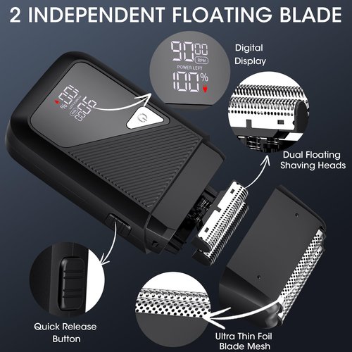 Karrte Professional Hair Clippers and Trimmer Set, 3 in 1 Hair Clippers for Men, Pro Clipper, T-Shaper Trimmer & Foil Shaver, Cordless Clippers and Grooming Set, Hair Cutting Kit for Gift