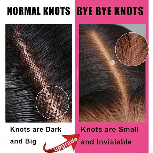 Glueless Wigs Human Hair Real Pre Plucekd Bleached Upgraded Tiny Knots 24Inch 200% Density Deep Wave Closure Wig Wet and Wavy Ultra-thin Invisible HD 4x4 Curly Closure Wigs Human Hair For Women