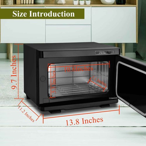 Retain Time 8L Professional Towel Warmer, Hot Towel Warmer, The RetainTime Towel Warmer is Suitable for Salons, Beauty, Spas, Pedicures and Other Professional Stores.(Black Towel Warmer)