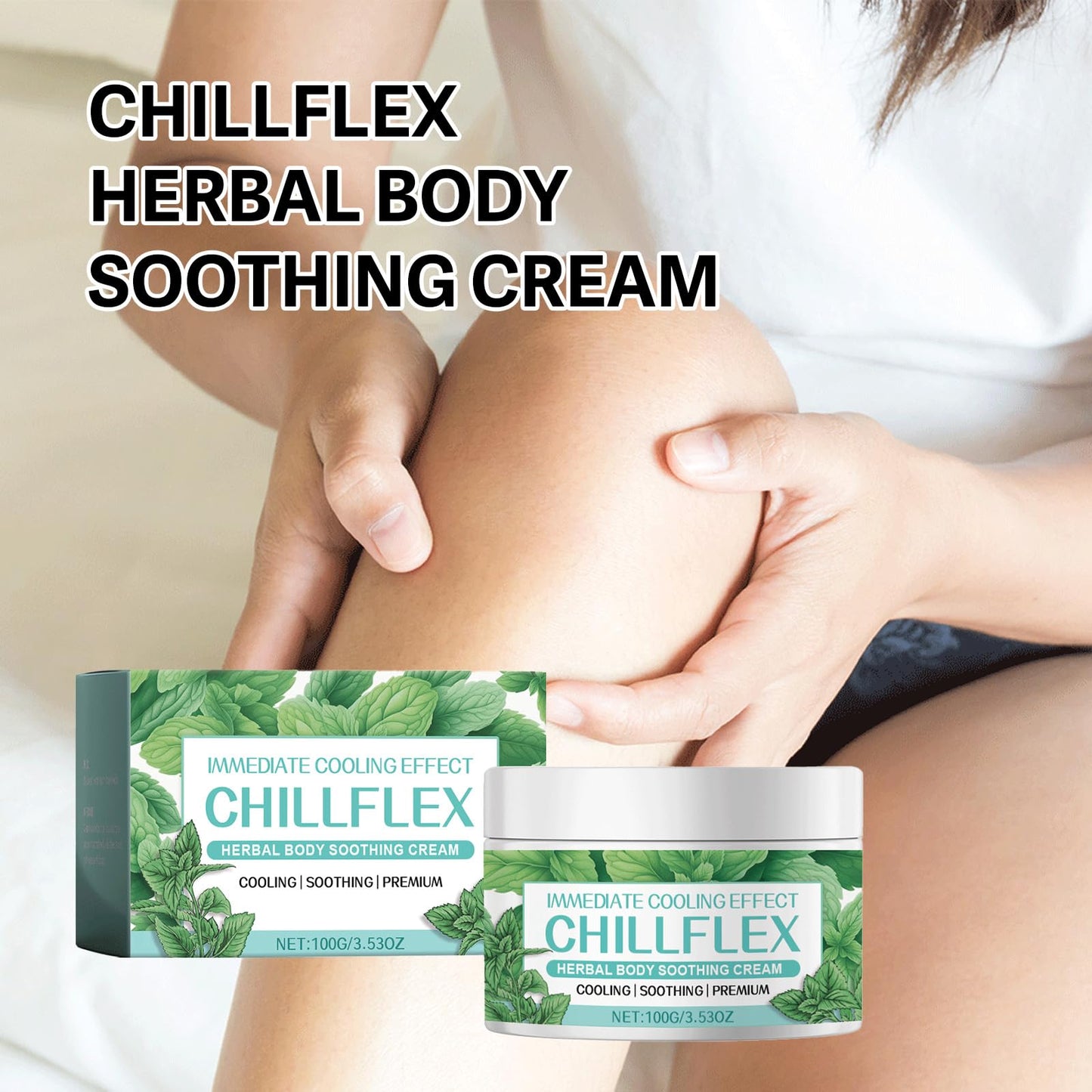 1PC Menthol Soothing Cream, Full Body Movement, Cool Frankish Soothing Ointment（3.53oz/Bottle）