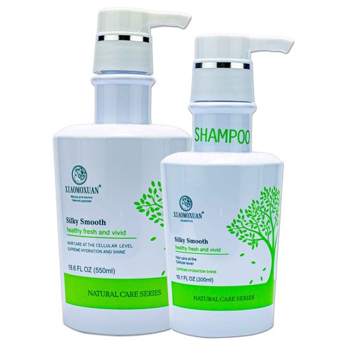 Xiaomoxuan Tea Tree Shampoo and Hydrating Hair Mask for All-Natural Hair Care Bundle