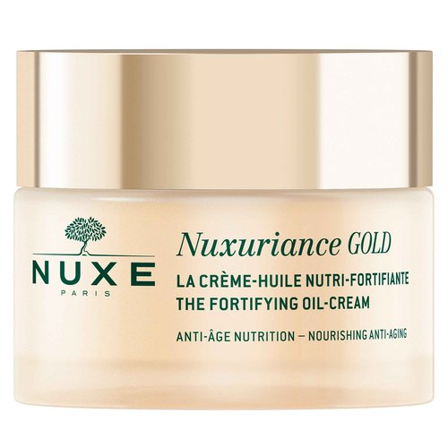 Nuxe Nuxuriance Gold Nutri-Fortifying Oil-Cream, Anti-Aging, Redensifying, Illuminating Face Moisturizer with Hyaluronic Acid & Nutri-Restorative Complex, 1.7 Fl Oz