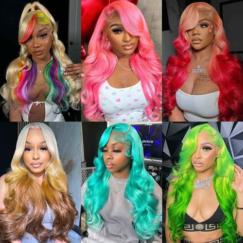 NIHAOWIG 613 Lace Front Wig Human Hair 200 Density Blonde Wig Human Hair Body Wave 13x6 HD Lace Front Wigs Human Hair Pre Plucked 613 Lace Frontal Wig for Women 28 Inch