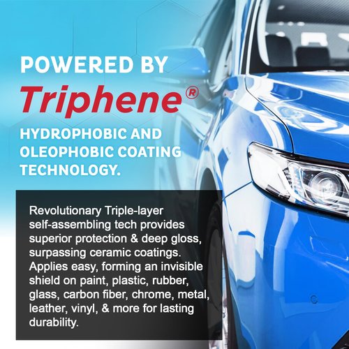 MAXL ONE ™ Car Spray with Triphene® Technology, Quick Spray & Wipe All Purpose Waterless Detailer - Clean, Shine, Protect Paint, Glass, Wheels, and Plastic Trim Without Pre-Washing (1 Gallon)
