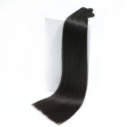 HEPAEA Raw Human Hair Bundles 18 Inch Natural Colors 15A Cambodian Virgin Hair 100% Unprocessed Straight Hair(18 Inch Pack of 2)