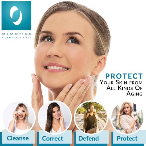 Osmotics Blue Copper 5 Improved Prime Face - New Advanced Formula Anti-Aging Face Cream for Men and Women - Clinically Proven for Wrinkles, Age Spots - Made in the USA (1oz - Pack of 1)