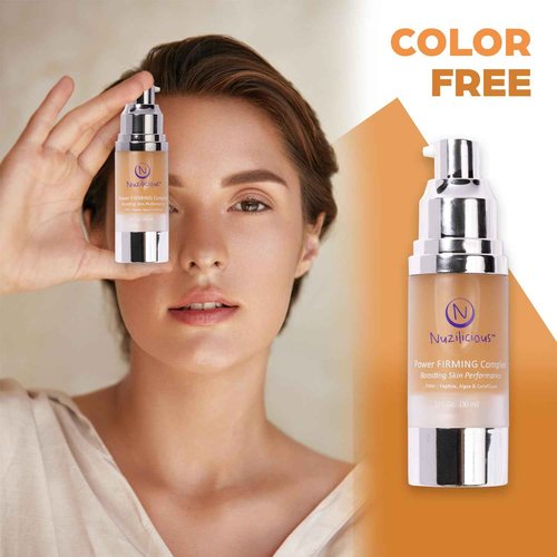 Nuzilicious Professional Grade Advanced Firming Complex – Matrixyl™ Peptides & Botanical Extracts – Lightweight Hydration Serum for Dry, Dull, or Aging-Looking Skin – Vegan & Cruelty-Free, 1 oz