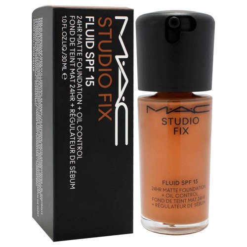 Studio Fix Fluid SPF 15 24Hr Matte Foundation Plus Oil Control - NW45 by MAC for Women - 1 oz Foundation