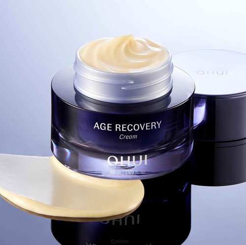 O HUI Age Recovery Cream | Korean Skin Care | Visibly improve the look of wrinkles, firmness and elasticity | Face Moisturizer | Korean Skin Care | Peptide, Glycerin, Shea Butter | Collagen Support