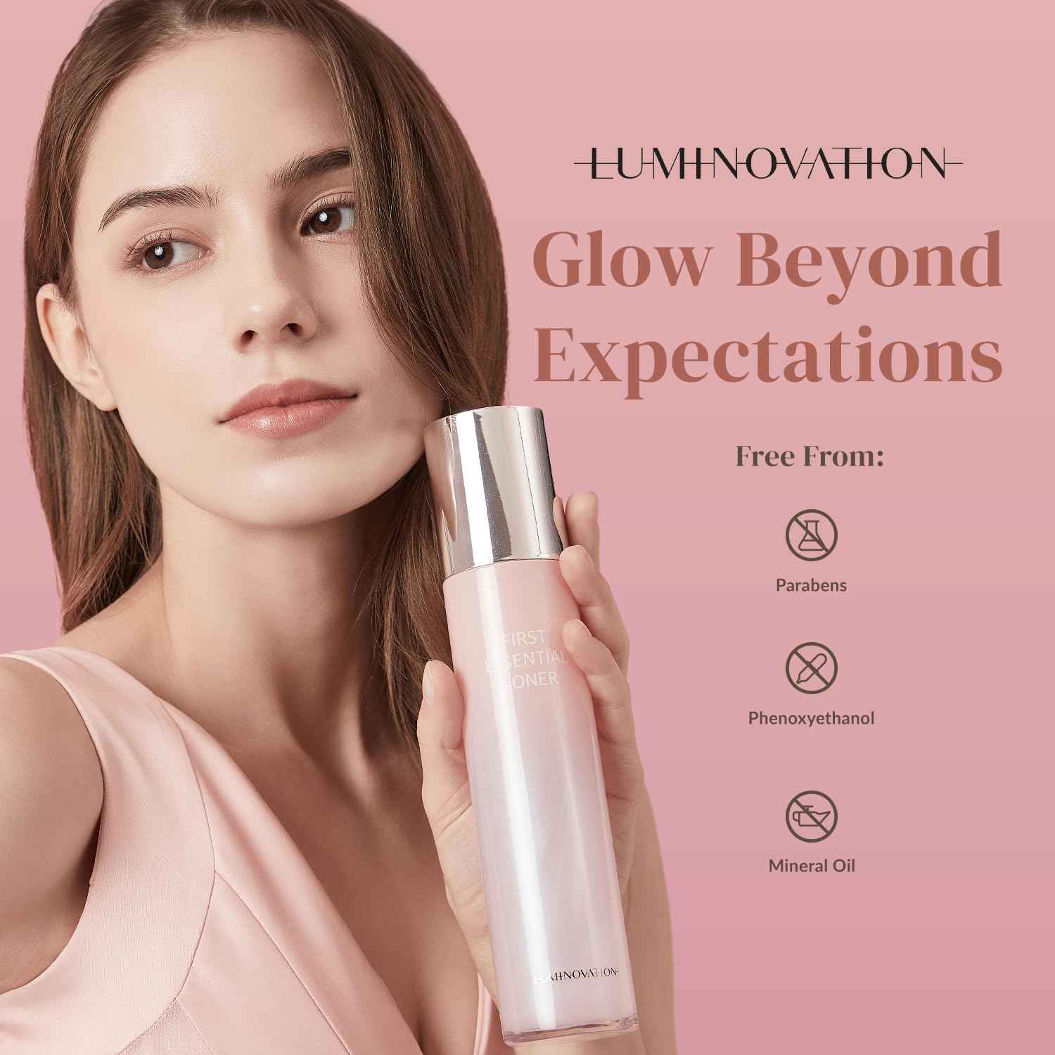 Luminovation First Essential Toner with 43 Natural Moisturizing Factor (NMF) Types