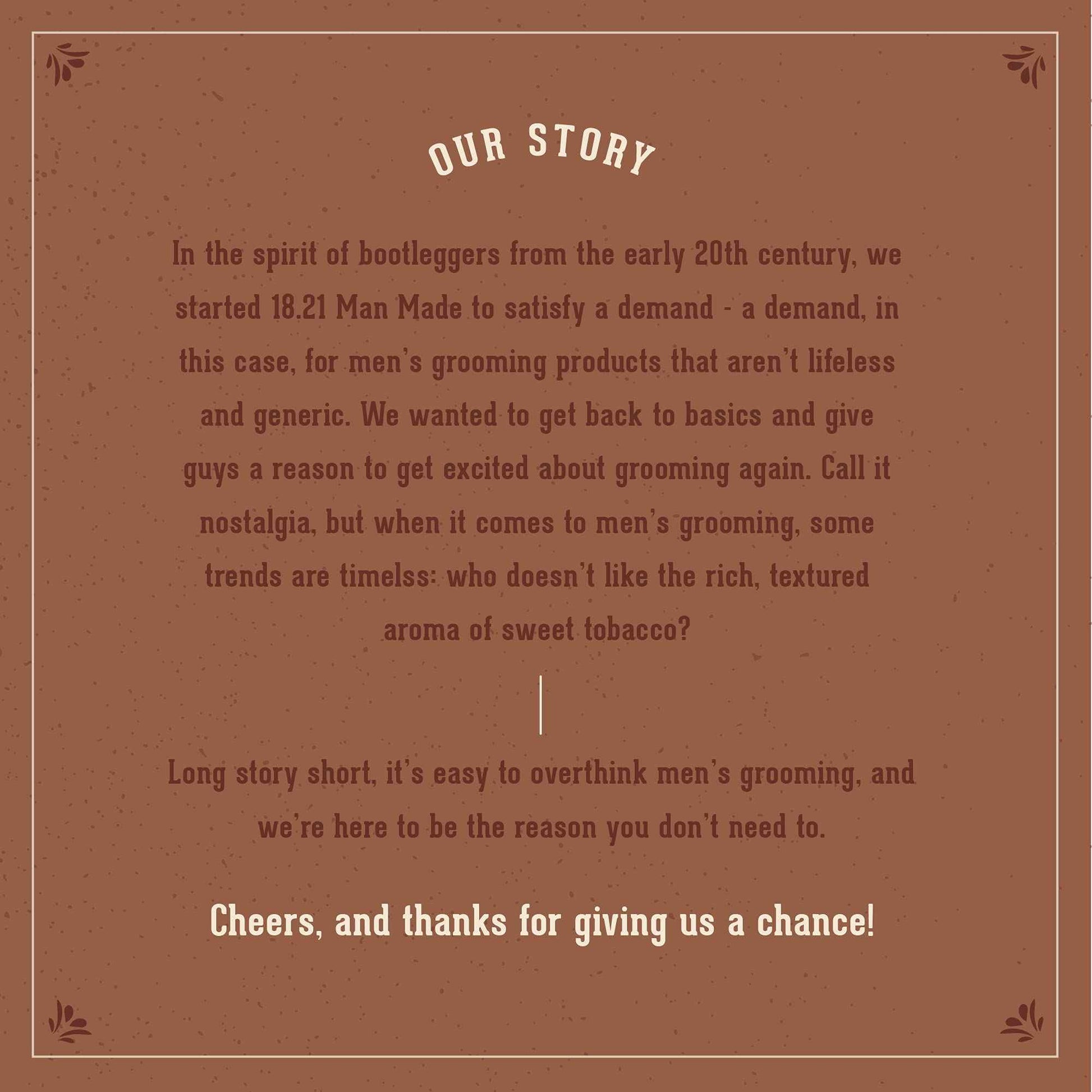 18.21 Man Made Men's Book of Good Grooming Gift Set Volume 2, 1 ct.