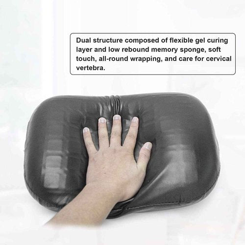 Elitzia Comfort Low Resilience Sponge Soft Gel Massage Pillow Pro Lash Extension and Salon Spa Supplies Neck and Back Support Beauty Facial Lash Pillow ET30388