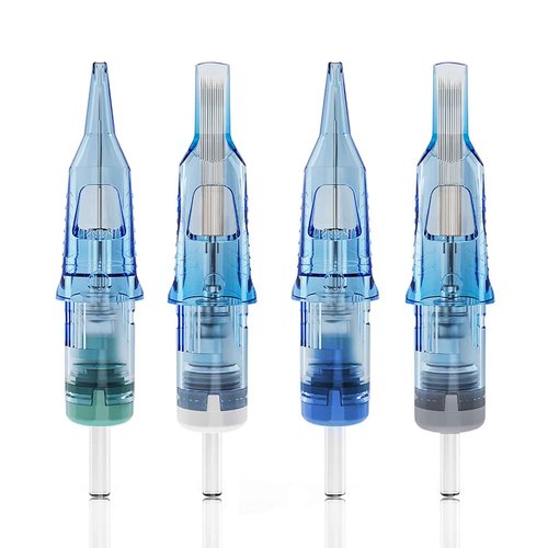 Emalla Tattoo Cartridge Needles - 20Pcs ELIOT Pro Tattoo Needles Curved Magnum 1027CML Standard Tattoo Cartridges 0.30mm for Machine Artists Tattoo Supplies