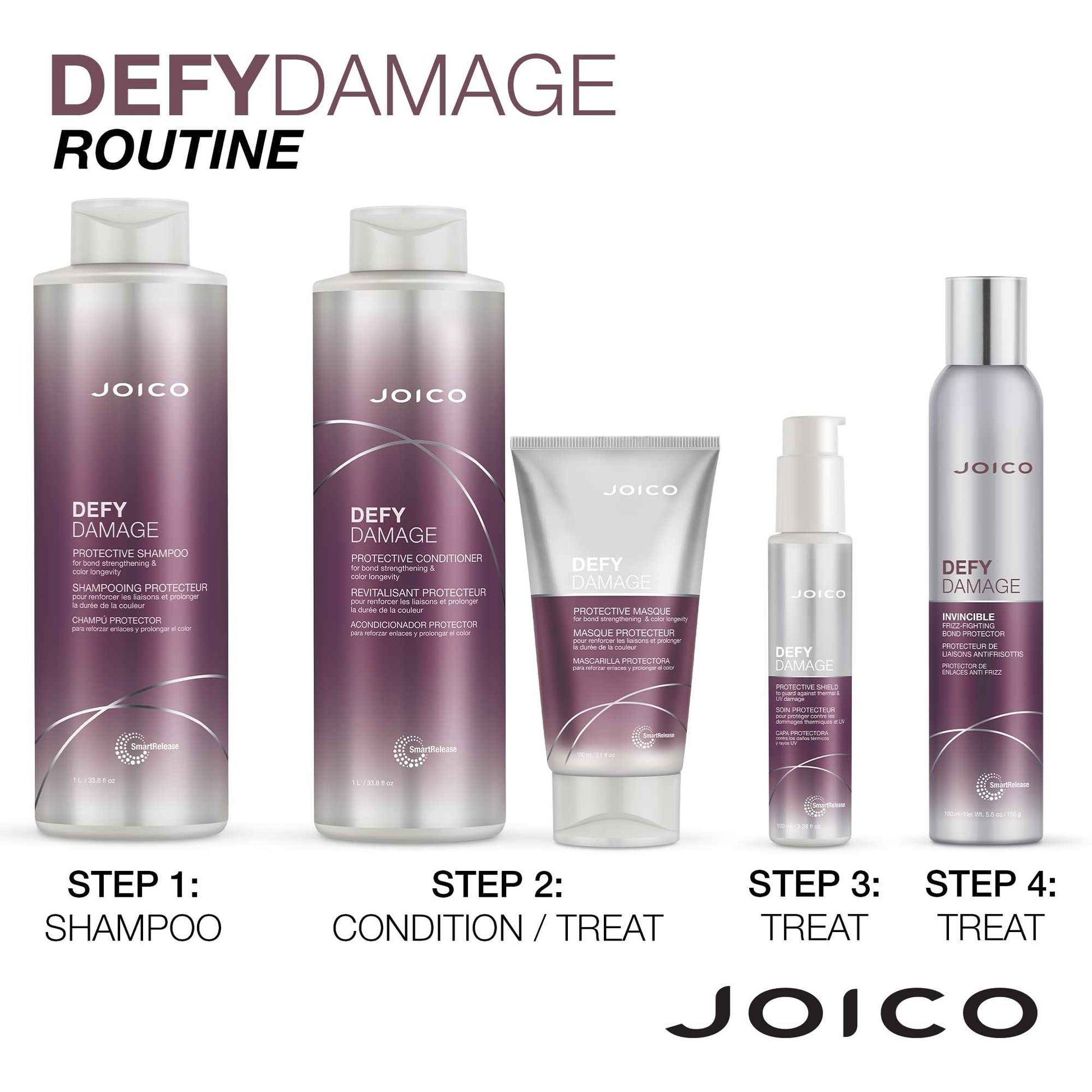 Joico Defy Damage Protective Shampoo & Conditioner Set 33.8 oz