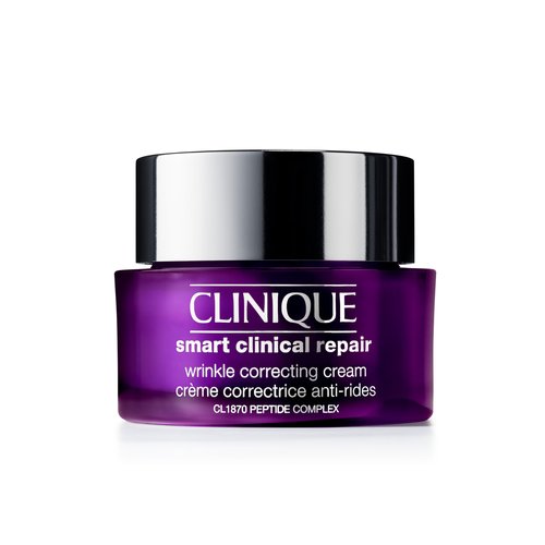 Clinique Smart Clinical Repair Wrinkle Correcting Anti Aging Face Cream With Hyaluronic Acid + Peptides For All Skin Types | Hydrating, 1.7 Fl Oz