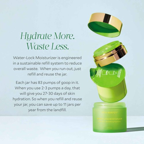 Tata Harper Water-Lock Moisturizer, Lightweight, Silicone-Free Hydrator, 100% Natural, Made Fresh in Vermont (Refill)