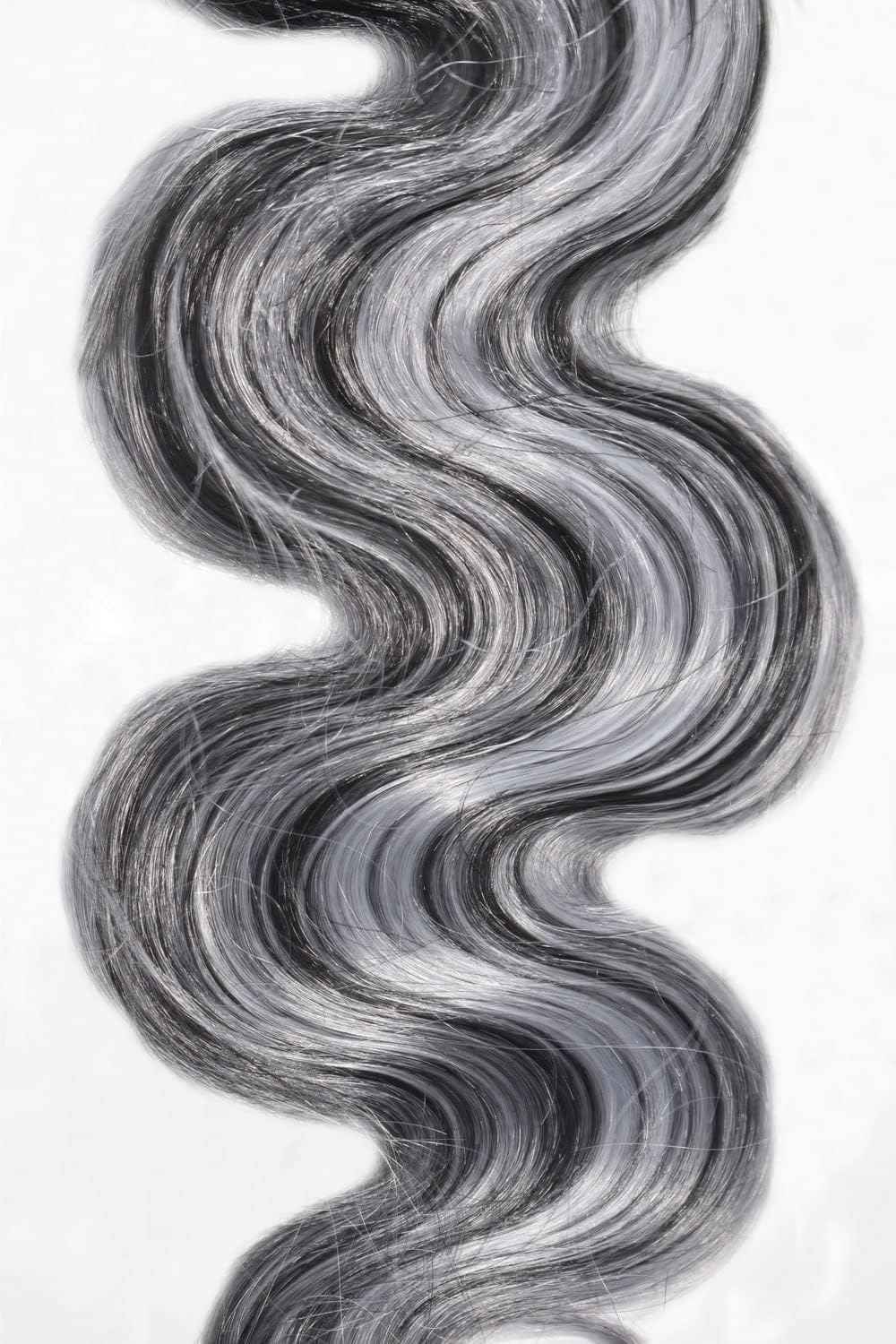 Habiliana Bundles Human Hair 26 28 30 Inch Body Wave P1B/GREY Human Hair Bundles 11A Unprocessed Brazilian Virgin Quick Weave Hair Extensions for Black Women