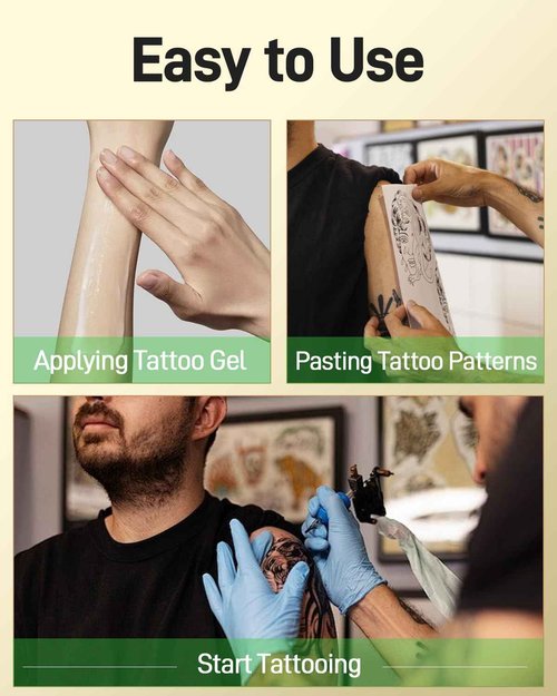 YILONG Tattoo Stencil Printer, Bluetooth Thermal Transfe Machine - Portable ATS886 Tattoo Printer Machine for Artists & Beginners Supplies,Compatible with Smartphone/Pc