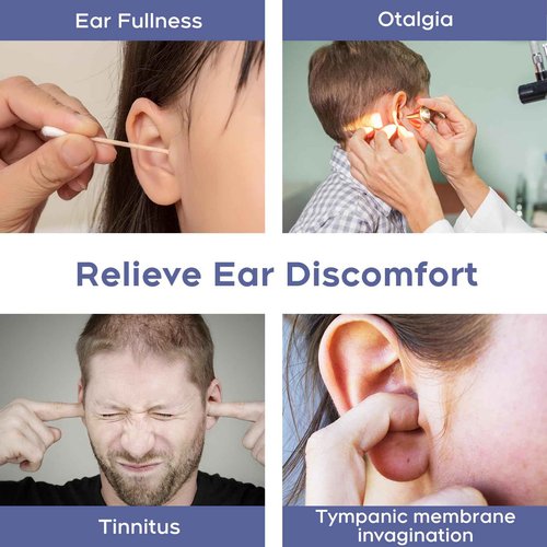 Eustachian Tube Unclogger -Relieves and Balances Ear Pressure，Suitable for Airplane Travel, Diving and Swimming, Effectively Unclogging Clogged Ears-110701