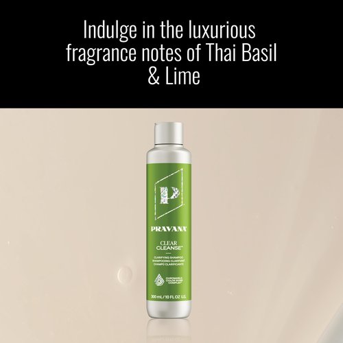 Pravana Clear Cleanse Mineral Diminishing Shampoo | For Clarifying Color-Treated Hair | Instantly Removes Hard Water Deposits | Hydrates, Energizes, Volumizes | Eliminates Discoloration | 33 Fl Oz