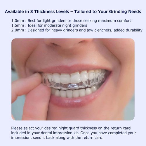 Custom Retainer, Clear Retainers for Teeth, Bite Night Guard for Adults & Kids, Mouth Guards for Grinding/TMJ/Bruxism/Teeth Clenching Nighttime