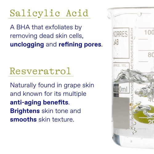 KORRES Santorini Grape Duo Regimen Set, Velvet Skin Drink Face Oil & Poreless Skin Cream, Smooth & Hydrate Skin, Refine Pores & Texture, Resveratrol & Salicylic Acid, Vegan, Full Size, 30ml + 40ml