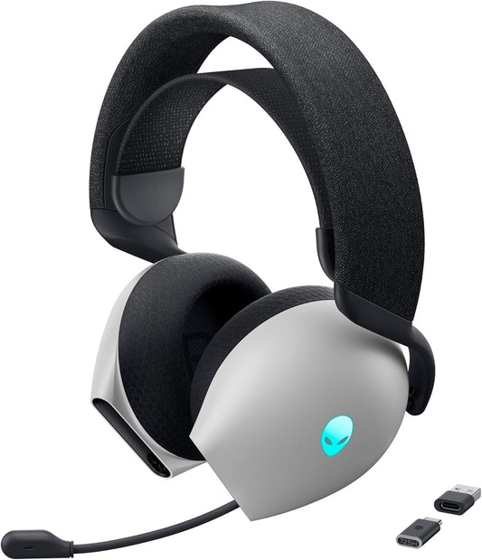 Alienware AW520H Wired Gaming Headset - Dolby Atmos, Unidirectional, AlienFX 16.8 Million RGB Colors, Microphone Mute, Volume On-headset Controls, 40mm Hi-Res Certified - Dark Side of the Moon