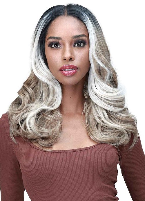 BOBBI BOSS HD Lace Front Wig MediFresh 13X4 Deep Lace MLF243 Harena (FSNAVYBLUE)