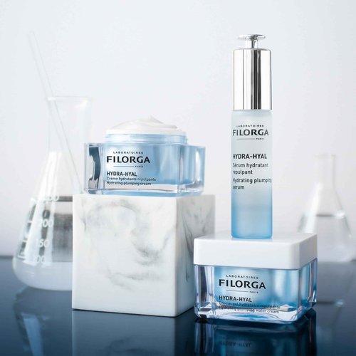 Filorga Hydra-Hyal Face Cream, Ultimate Anti-Aging Hydration with 5 Hyaluronic Acids to Smooth and Plump Skin, 1.69 fl. Oz.