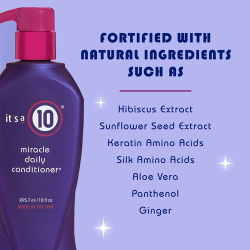 ITS A 10 by It's a 10 MIRACLE DAILY CONDITIONER 10 OZ ( Package Of 3 ) by ITS A 10