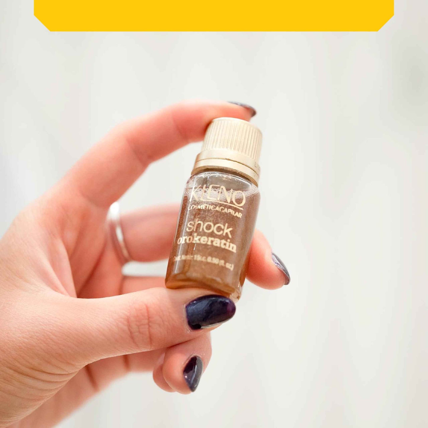 Kleno Shock OroKeratin 24K Gold + Keratin | 12 ampoules 0,50 fl Oz (15cc.)