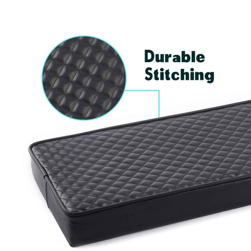 NOVAL Commercial Grade Spa Chair Wrist Rest - Diamond Quilted Leather Arm Hand Support for Nail Salon Pedicure Chair