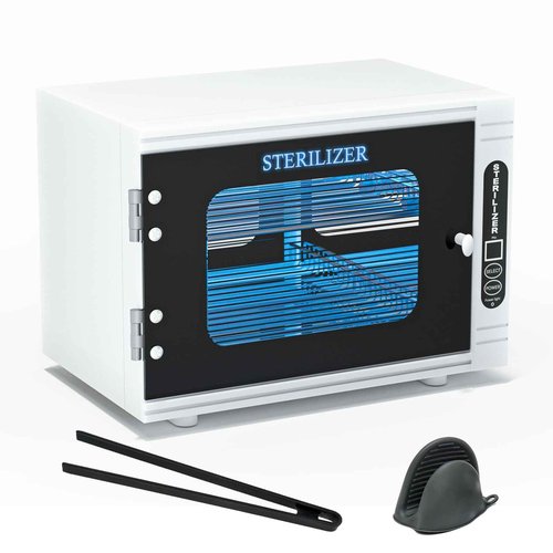 Yofuly Sterilizer for Esthetician, 12L Large Sterilizer for Nail Tools, Multi-Functional Nail Cleaning Box, Large Capacity Cleaning Cabinet for Home Use, Barbers, Beauty Salons, and Spas