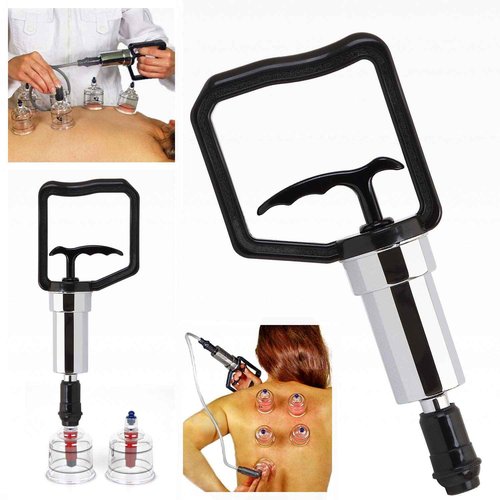 new Hansol Professional Cupping Therapy Equipment 30 Cups Set with pumping handle and Extension Tube