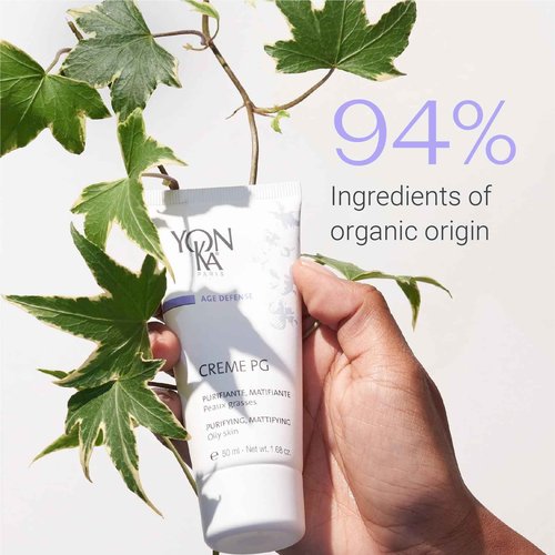 Yon-Ka Creme PG | Mattifying Protective Cream for Oily Skin | Anti-Aging Balancing Treatment for Shine and Redness | Paraben-Free | 1.68 oz