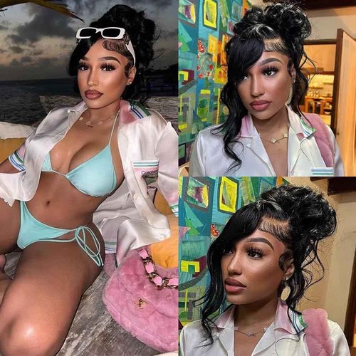 Gurxen Body Wave 360 Lace Front Wigs Human Hair 360 Full Lace Frontal Bob Wigs Human Hair Pre Plucked with Baby Hair Brazilian Virgin Hair Body Wave 360 HD Lace Front Wigs Human hair 14inch