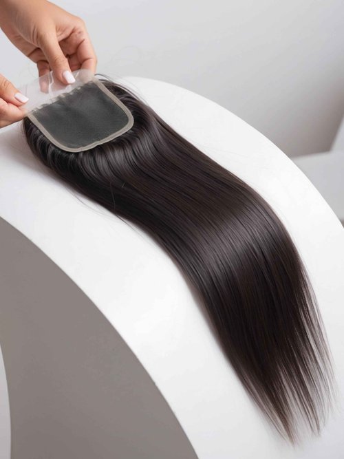 LUVME HAIR Lace Closure 16" 5X5 Straight Human Hair
