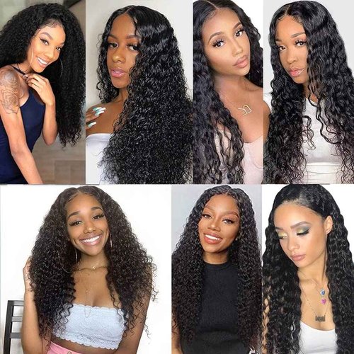 Kinky Curly Bundles 12A Virgin Brazilian Human Hair Bundles 18 20 22 Inch Natural Black Curly Weave Hair for Women