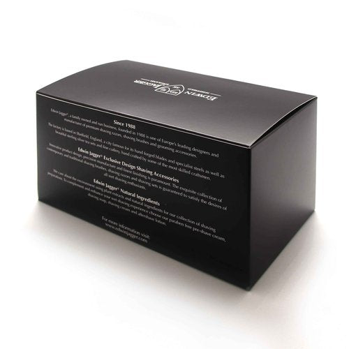 Edwin Jagger S81M582AMZ Imitation Light Horn & Nickel Classic Shaving Set with Pure Badger Shaving Brush and Mach 3 Razor for Shaving Cream or Soap for Men