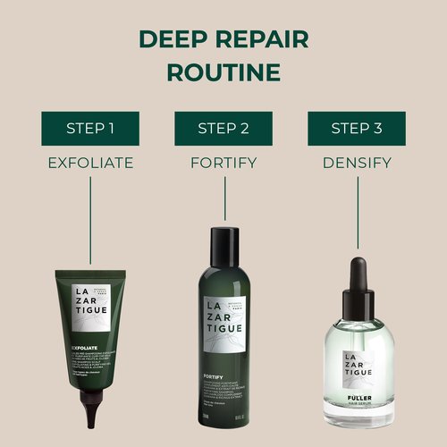 Lazartigue Fuller Hair Serum, Vegan Densifying Growth Treatment with Capixyl & Redensyl, Boosts Volume & Thickness for Fine or Thinning Hair, Silicone & Paraben-Free,1.7 Fl Oz