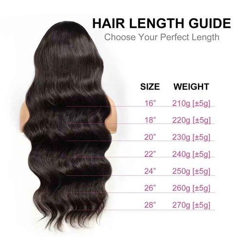 Smilenice 210% Density 13x6 Full Lace Frontal Wigs Human Hair 12A Body Wave Brazilian Virgin Human Hair Pre Plucked HD Transparent Lace Glueless Wigs Human Hair with Baby Hair 18 Inch