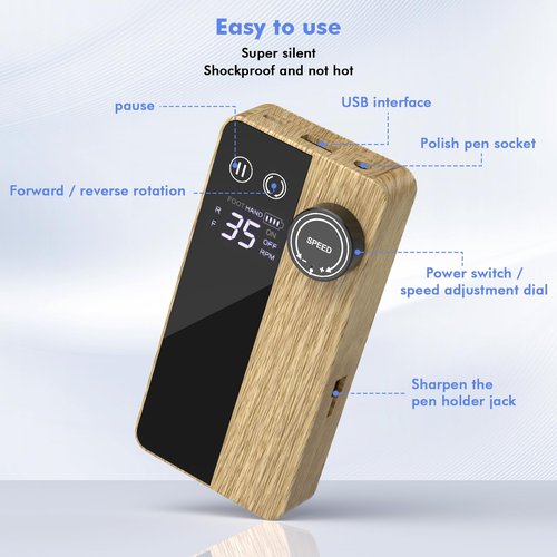 YEOTSMUT 35000RPM Nail Drill Professional, Rechargeable Electric Nail File，Cordless Nail File Portable Efile for Acrylic Gel Nails Remove, 12Pcs Nail Drill Bits, Super Silent Shockproof and not hot